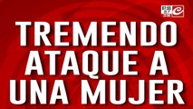 Tremendo ataque motochorro: la arrastraron por la vereda para robarle todo
