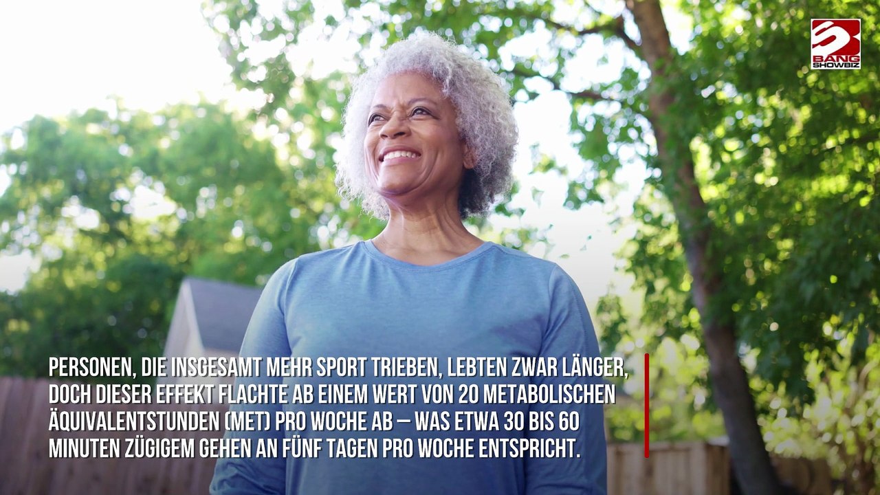 Abwechslungsreiche Bewegung kann die Lebenserwartung erhöhen