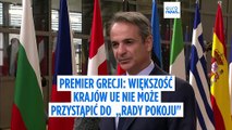 Mitsotakis dla Euronews: większość krajów europejskich nie może dołączyć do 