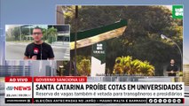 Governo de Santa Catarina proíbe cotas raciais em universidades
