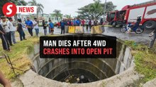 Man killed, another hurt as 4WD plunges into sewer pit in Lahad Datu