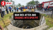 Man killed, another hurt as 4WD plunges into sewer pit in Lahad Datu