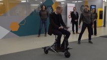 Prince of Wales tests self-stabilising mobility scooter at Bristol Robotics Lab