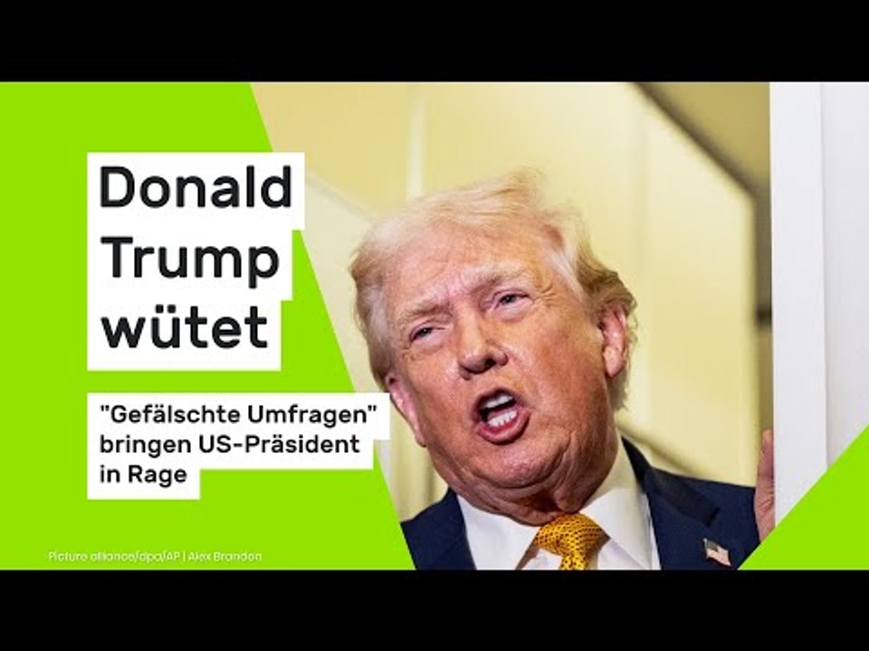 Donald Trump wütet: 'Gefälschte Umfragen' bringen US-Präsident in Rage