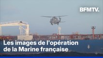 Pétrolier russe Grinch: les images de l'arraisonnement par la Marine française