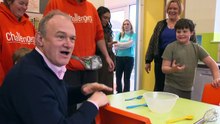 Liberal DemoCats: Ed Davey does impresion of a lion
