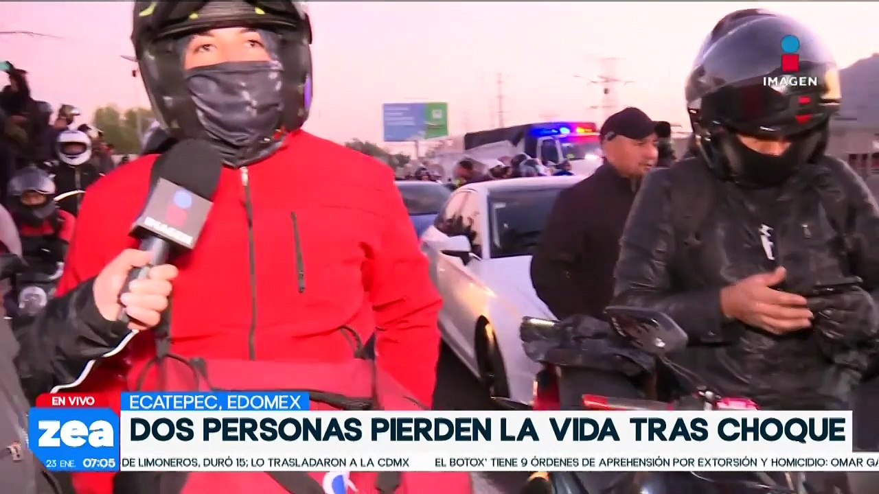 Dos personas pierden la vida tras choque en Ecatepec, Estado de México