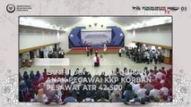 Depan Peti Jenazah Ayah, Anak Pegawai KKP Korban Pesawat ATR 42:500 Lantunkan Ayat Al-Quran