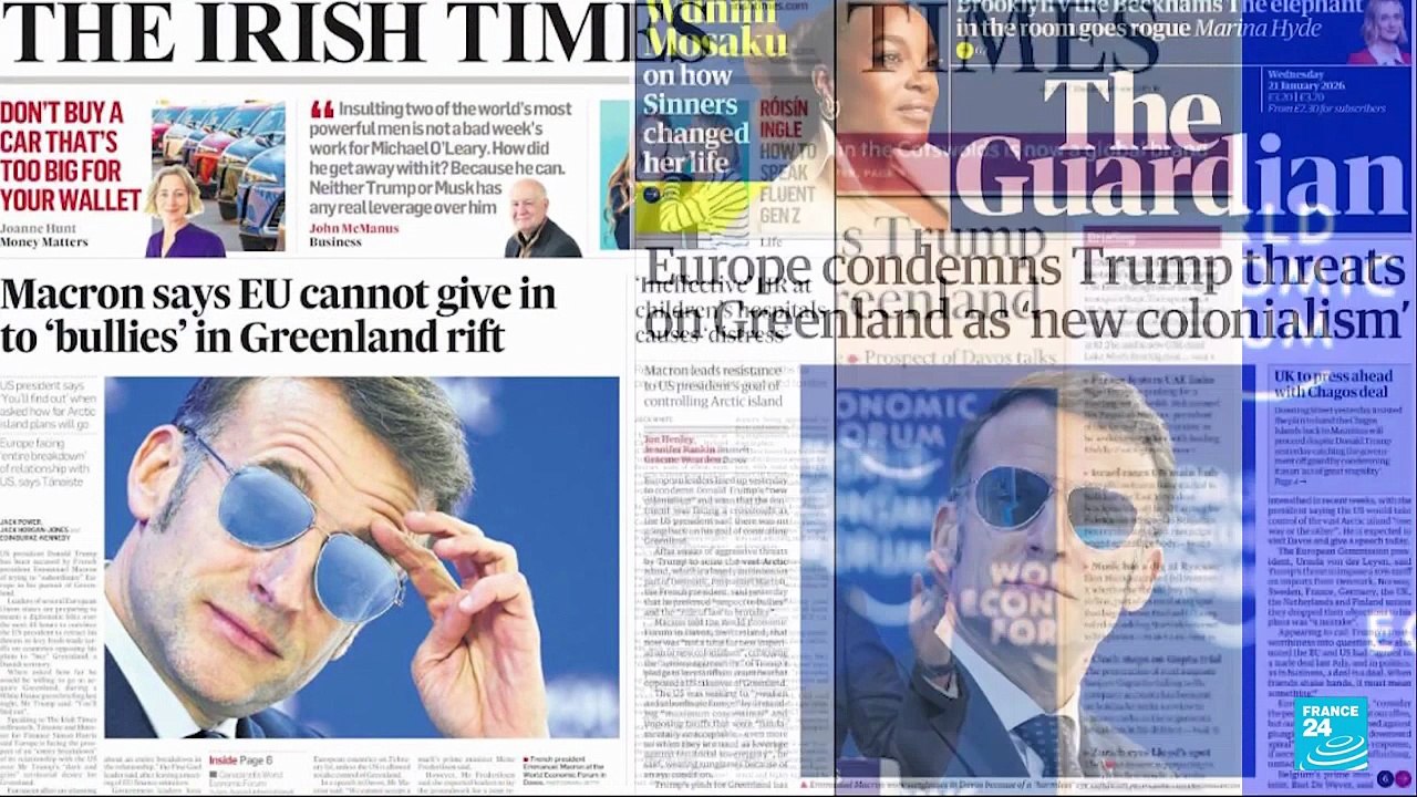 Las gafas azules de Macron en Davos disparan las ventas de Henry Jullien