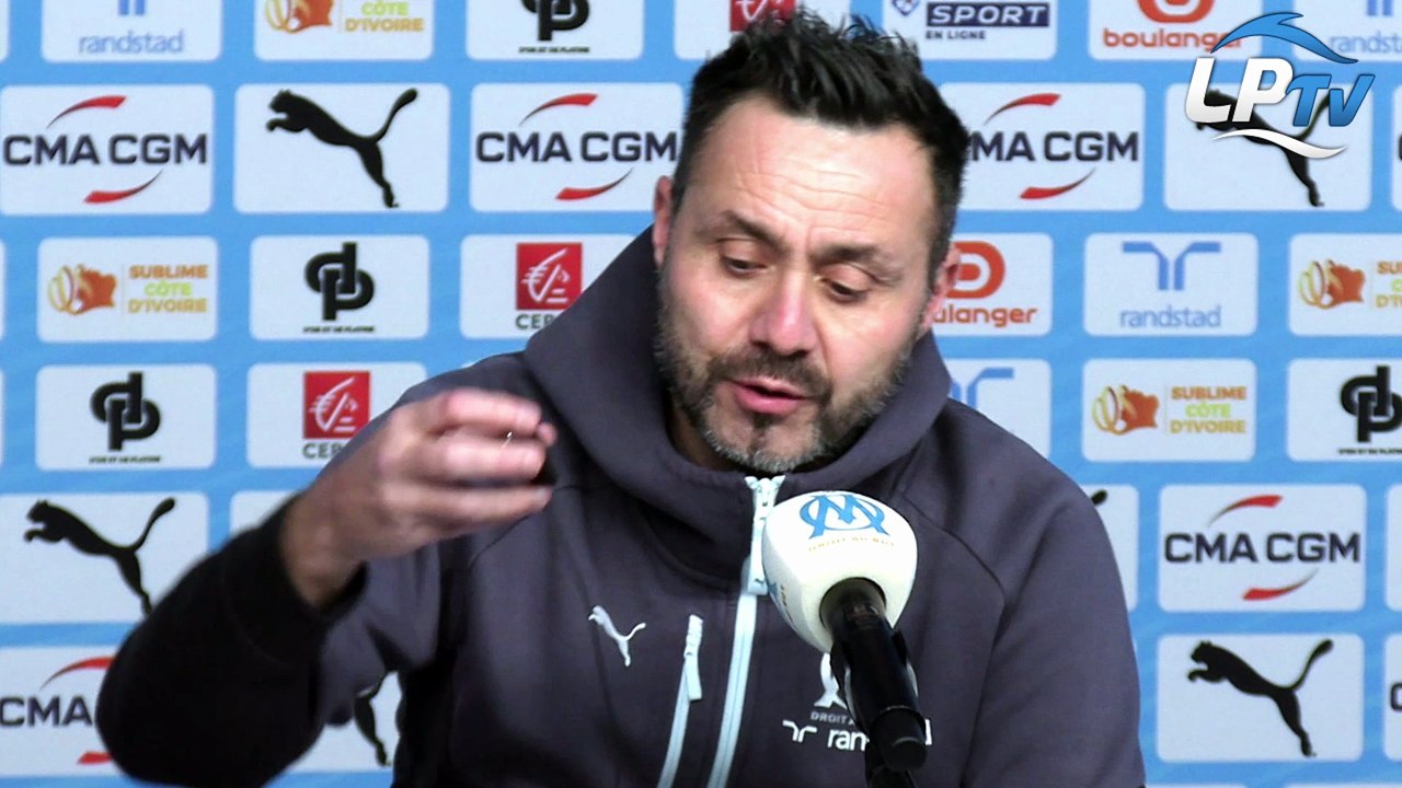 De Zerbi conférence de presse avant Lens