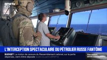 Les images de l'interception du pétrolier en provenance de Russie par la Marine française