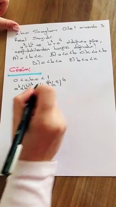 Matematik Basit Eşitsizlikler