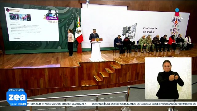 Bajan los homicidios dolosos en Puebla: García Harfuch