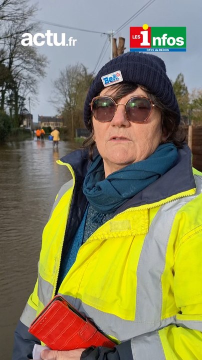 Crue de l'Oust à Saint-Martin-sur-Oust, vendredi 23 janvier 2026