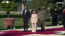 Italia-Germania, Meloni accoglie Merz per il bilaterale di governo