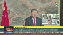 Pres. Xi Jinping held phone talk with Brazilian counterpart Lula da Silva to strengthen cooperation