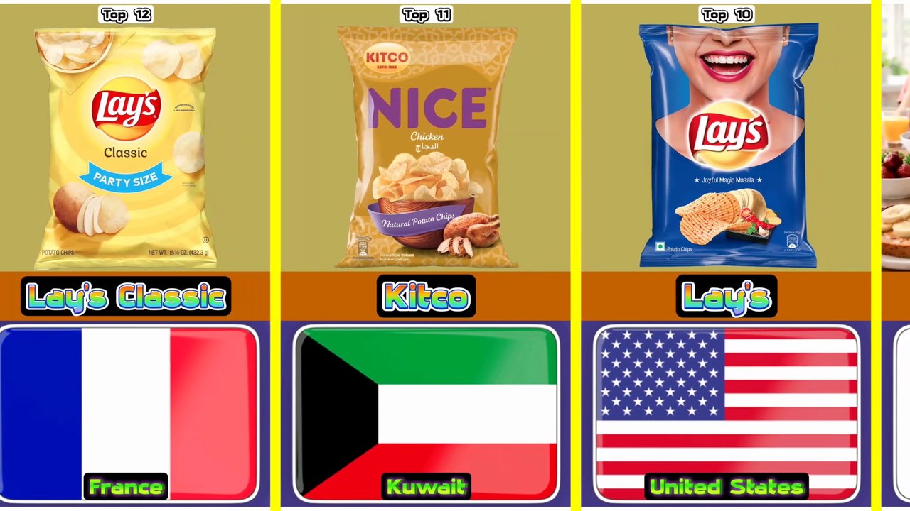 Top 12 Most Iconic Potato Chips From 12 Different Countries In The World