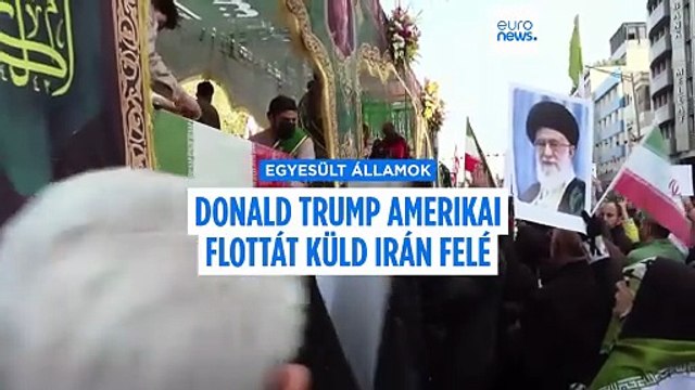 Donald Trump szerint útban van Irán felé az amerikai armada
