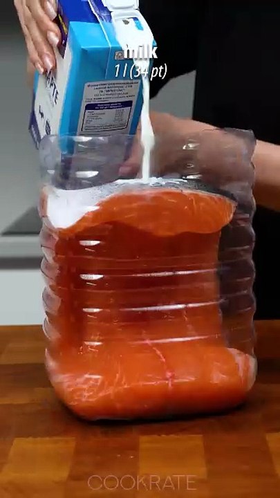 A little trick and the salmon will melt in your mouth like butter!