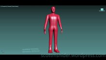 Flame: 3DS MAX Practice Polygon Modeling Model Video #132 (01-23-2026)