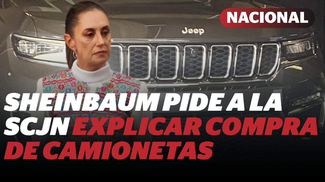 Sheinbaum pide a la Corte informar sobre las camionetas; afirma que hubo ahorro | Reporte Indigo