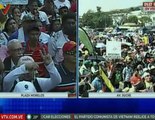 Pueblo lidera gran marcha exigiendo liberación del Presidente Maduro y la Primera Dama Cilia Flores