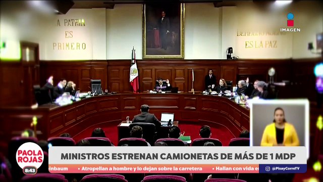 Polémica por camionetas blindadas de ministros de la Corte | DPC con Paola Rojas