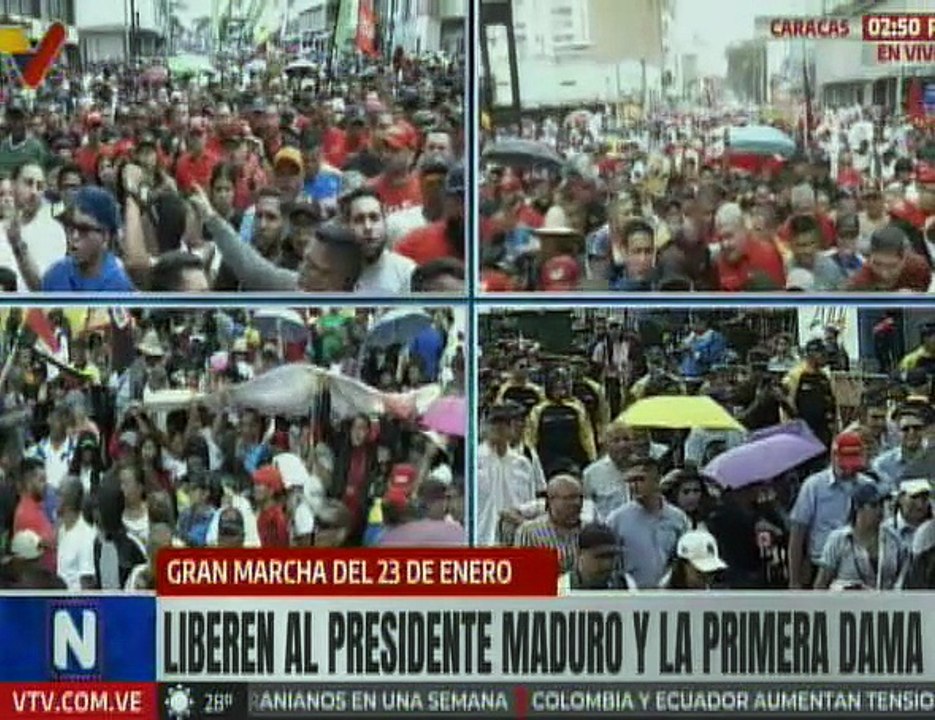 Ministro Piñate: De las calles no vamos a salir hasta traer al Presidente Maduro y a Cilia Flores