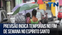 Previsão indica temporais no fim de semana no Espírito Santo