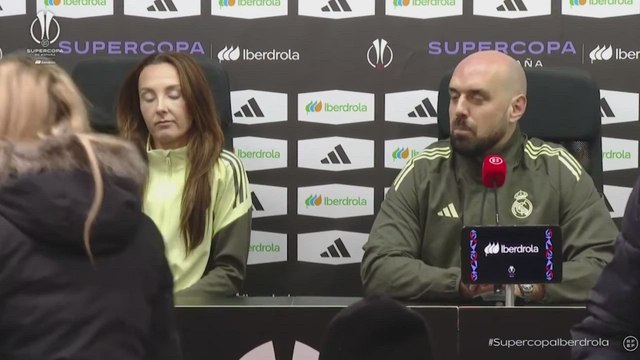 Antonio Rodríguez y Caroline Weir, rueda de prensa Real Madrid CF