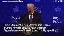 Trump remarks about British troops ‘insulting and appalling’, Starmer says