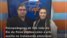 Psicopedagoga de São João do Rio do Peixe explica como a arte auxilia no tratamento emocional
