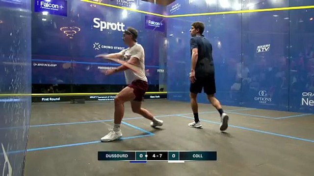 Auguste Dussourd - Paul Coll - Tournament of Champions - NYC - 1er tour