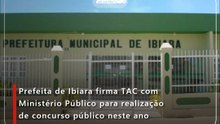 Prefeita de Ibiara firma TAC com Ministério Público para realização de concurso público neste ano