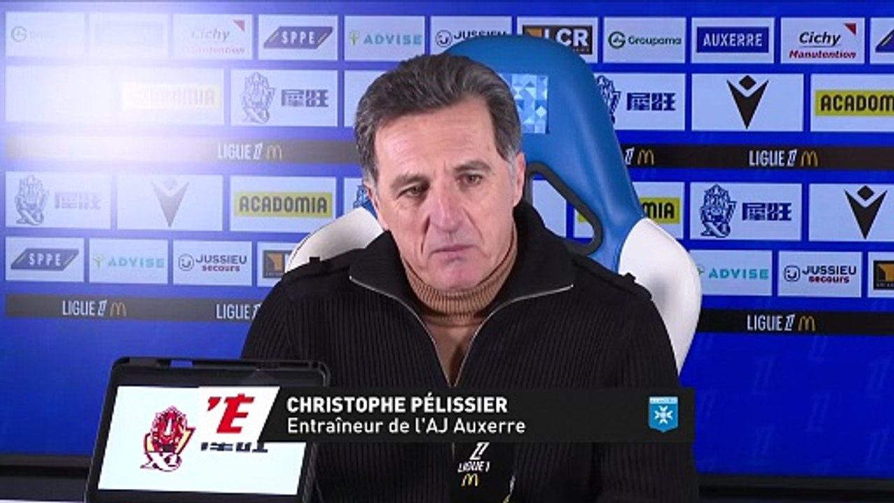 Christophe Pélissier très frustré après la défaite d’Auxerre contre le PSG : « Une erreur de naïveté incroyable » - Foot - Ligue 1 - Auxerre