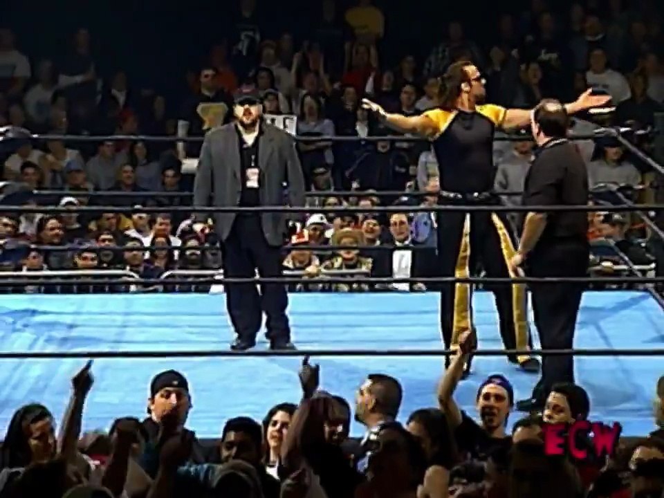 History of ECW - Lou E Dangerously antagonizes Paul E by bringing out the son of promoter Bill Watts - January 22nd, 2000