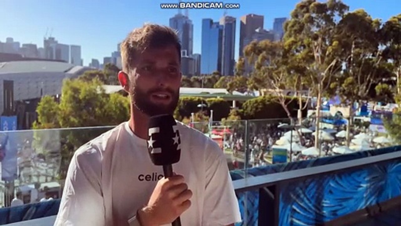 Open d'Australie│3e tour │Corentin Moutet : J'y suis allé avec mes armes, ce n'était pas suffisant