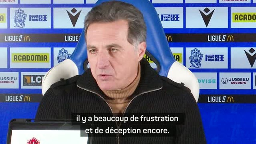 AJ Auxerre : Christophe Pélissier - "Beaucoup de frustration"