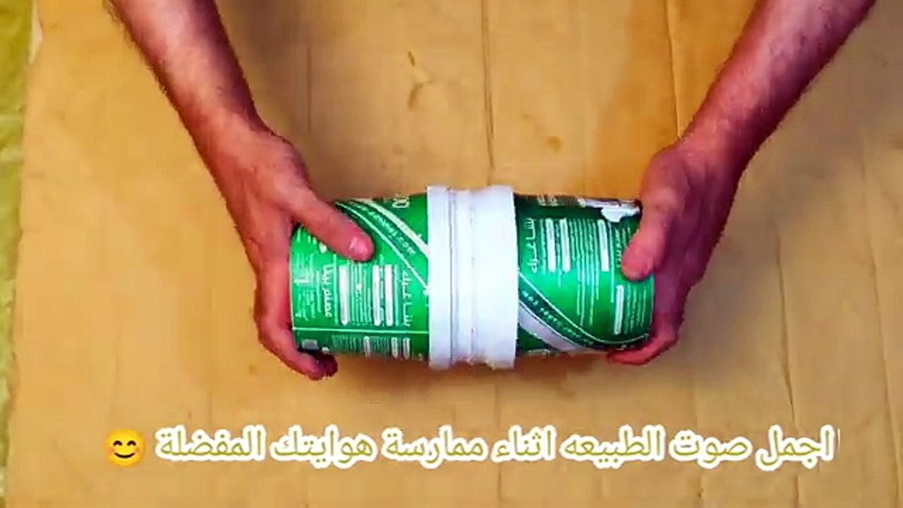 اعملى العلب البلاستيك كده استحاله ترميهم تانى!!!
