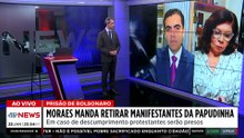 Moraes determina retirada de manifestantes do entorno da Papudinha