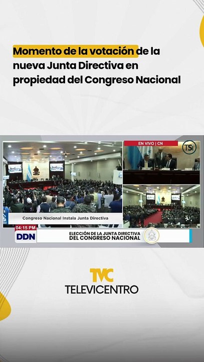 Así se eligió a la Junta Directiva Provisional del Congreso Nacional