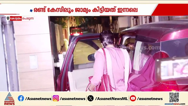 ശബരിമല സ്വർണകൊള്ള കേസിൽ ജാമ്യം കിട്ടി പുറത്തിറങ്ങിയ മുരാരി ബാബു പെരുന്നയിലെ വീട്ടിലെത്തി