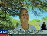 Autoridades nacionales inspeccionan la rehabilitación del sistema hídrico de Falcón