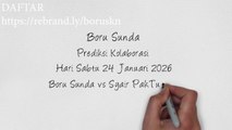Kode Syair Boru Sunda Hari Sabtu 24 Januari 2026 #PakTuntung