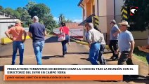 Productores yerbateros decidieron cesar la cosecha tras la reunión con el directorio del INYM en Campo Viera