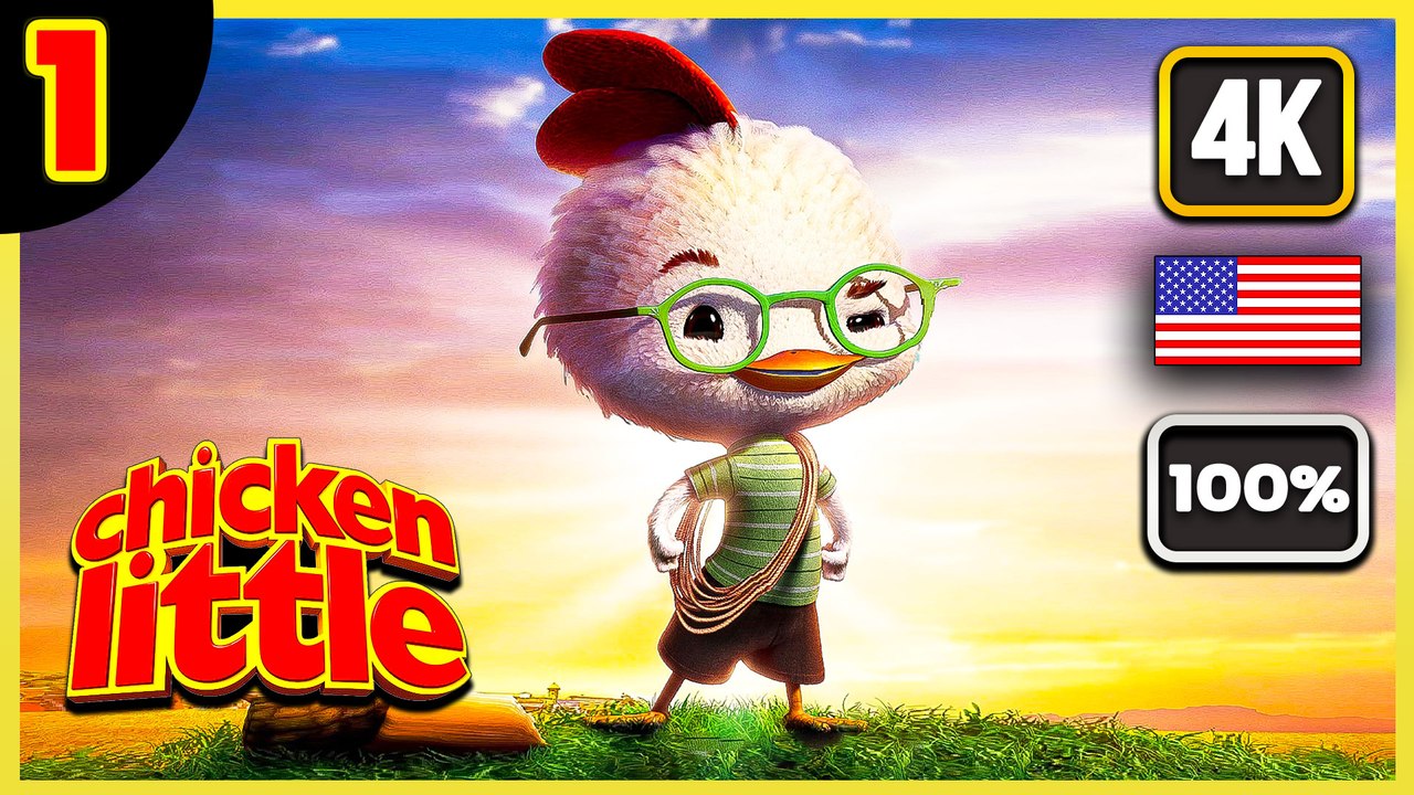 Chicken Little 100% Walkthrough - Level 1 : Late For School | All 5 Collectibles [4K 60ᶠᵖˢ] (PC,PS2)