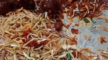 Veg Hakka Noodles with Manchurian Gravy | Mukbang| ASMR