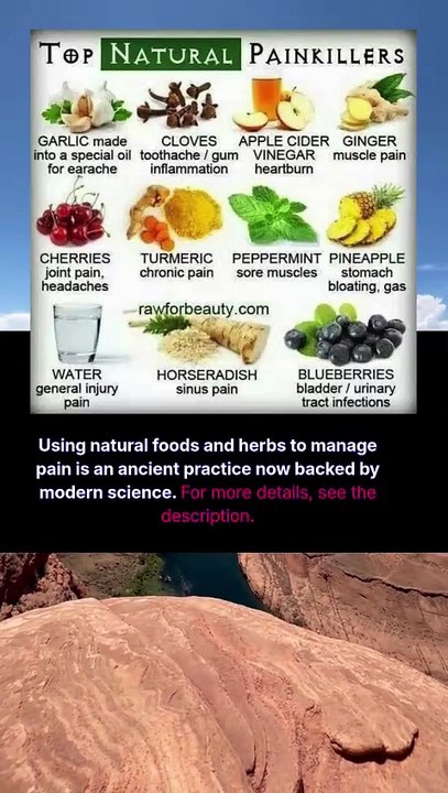 top natural painkillers