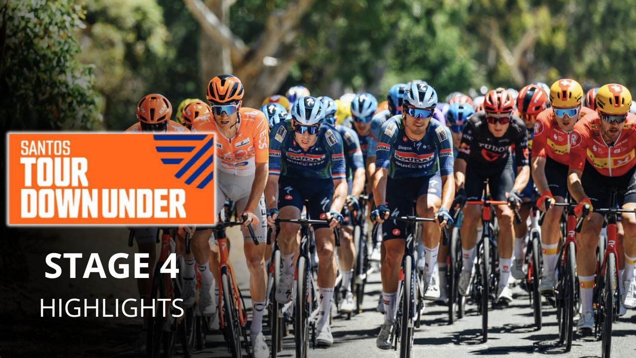 Santos Tour Down Under 2026 - Résumé Étape 4 - Ethan Vernon remporte la 4e étape, Narvaez chute et abandonne