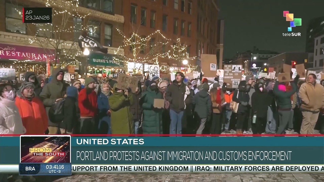 United States: Portland protests against Immigr...